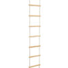 Веревочная лестница Юный Атлет Пастель с серыми веревками