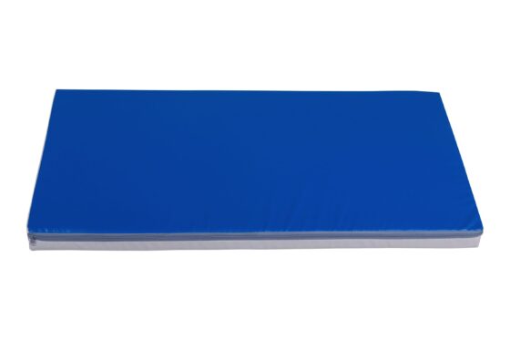 Мат детский спортивный Sportova. Размер 100 х 50 х 6 см, толщина 6 см. Цвет синий / серый (1 секция)