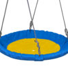 Качели Гнездо Sportova круглые до 100 кг, Оксфорд, 80 см диаметр (Цвет: синий-желтый), металлический каркас