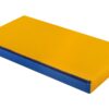 Мат складной 1 секция Sportova, 50х100х10 см, синий-желтый